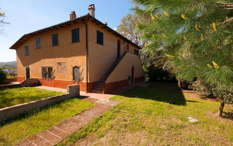 Holiday Home Giannella: Plant, Sky, Building, Window, Tree, Land Lot, Grass, House, Cottage, Door