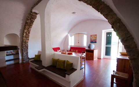 Holiday Home Giannella: Furniture, Building, Window, Couch, Wood, Interior Design, House, Comfort, Houseplant, Hall