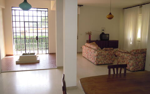 Casa Argentario: Table, Furniture, Property, Building, Couch, Window, Wood, Shade, Interior Design, Architecture
