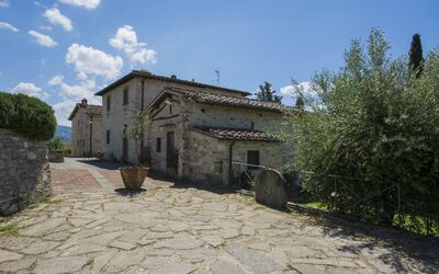 Borgo Delle Fonti: Plant, Sky, Window, Building, Cloud, House, Land Lot, Road Surface, Cottage, Tree