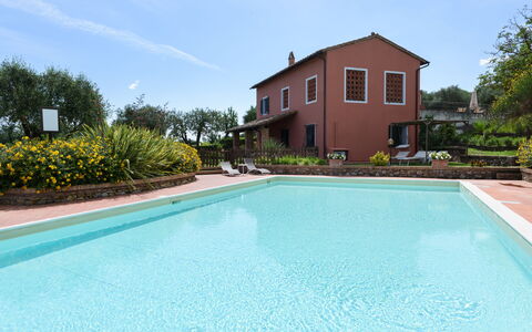 Villa Varna: Water, Sky, Plant, Property, Cloud, Swimming Pool, Azure, Building, Tree, Grass