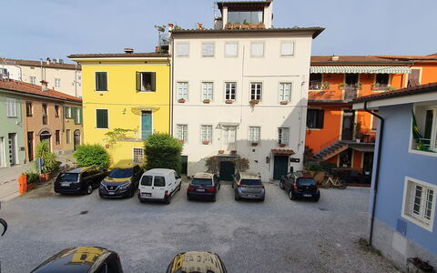 Lucida: Car, Window, Vehicle, Building, Wheel, Plant, Sky, Facade, City