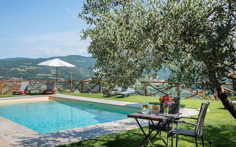 Casa San Piero: Water, Plant, Property, Furniture, Sky, Swimming Pool, Shade, Outdoor Furniture, Chair, Tree