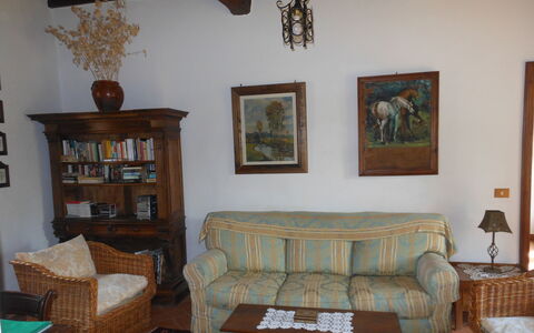 Casa Banditello: Picture Frame, Furniture, Property, Couch, Table, Wood, Interior Design, Building, Lighting, Living Room
