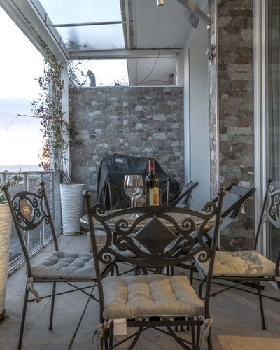 Florence Suite Apartment: Property, Furniture, Chair, Interior Design, Wood, Building, Plant, House, Sky, Table