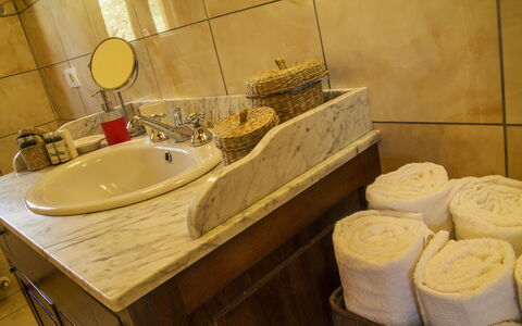 Orangerie Degli Ulivi: Tap, Mirror, Plumbing Fixture, Property, Bathroom Sink, Sink, Bathroom, Wood, Plumbing, Flooring