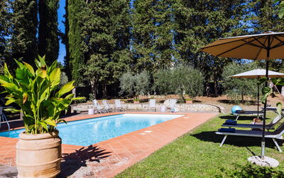 Villa Staggia: Swimming Pool, Garden, Resort, Hacienda, Landscaping, Villa, Eco Hotel, Courtyard, Hotel
