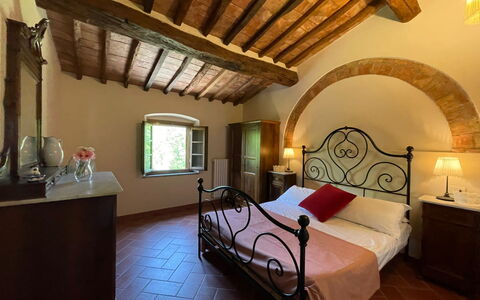 Podere La Sterza: Property, Furniture, Building, Comfort, Wood, Window, Interior Design, Lighting, Architecture, Floor