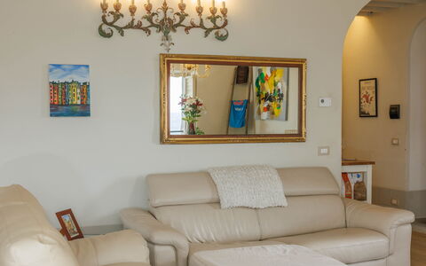 La Terrazza Sulla Valle: Picture Frame, Furniture, Property, Couch, Table, Building, Interior Design, Living Room, Wood, Comfort