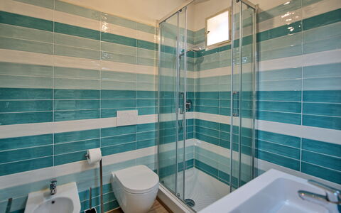 Le Dune: Plumbing Fixture, Tap, Property, Building, Bathroom, Green, Azure, Purple, Interior Design