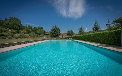 Fonte Nuova - Badia Agnano, Toscana: Water, Plant, Sky, Water Resources, Daytime, Property, Swimming Pool, Nature, Cloud, Azure