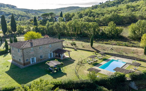 Villa Leopolda Selvarella: Estate, Garden, Farmhouse, Lawn, Backyard, Yard, Landscaping, Plantation, Villa, Swimming Pool