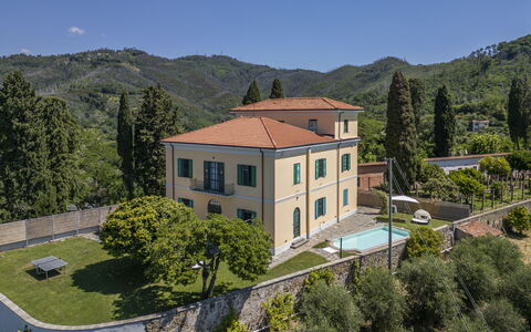 Massarosa Front Lake, The Gargoyles: Residential Area, Estate, Villa, Eco Hotel, Mansion, Balcony