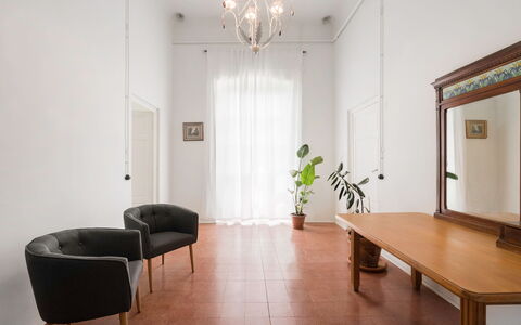 Massarosa Front Lake, The Gargoyles: Table, Furniture, Plant, Building, Houseplant, Wood, Chair, Interior Design, Flooring, Living Room