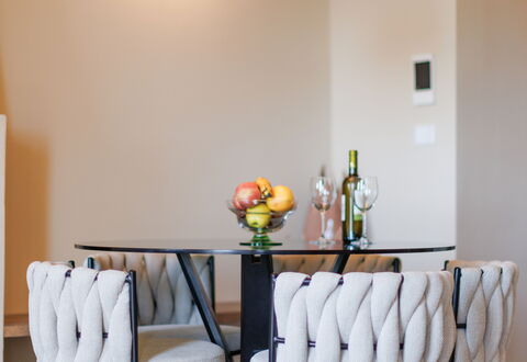Casa Novecento: Table, Furniture, Property, Wood, Orange, Lighting, Interior Design, Plant, Chair, Flooring