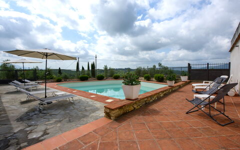 Villa Badiuzza: Cloud, Sky, Water, Swimming Pool, Plant, Outdoor Furniture, Flowerpot, Shade, Sunlounger, Leisure