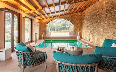 Villa Bartolomeo: Furniture, Table, Green, Azure, Wood, Interior Design, Window, Chair, Floor, Flooring