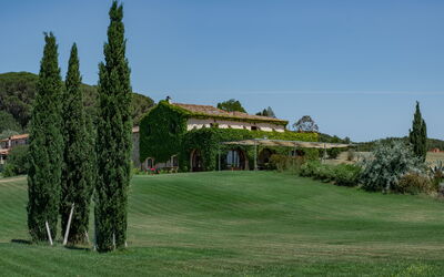 Villa Bagnoli: Sky, Plant, Natural Landscape, Land Lot, Grass, Larch, Tree, Evergreen, Landscape, Grass Family