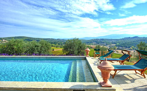 Villa Cona: Water, Cloud, Sky, Plant, Swimming Pool, Blue, Azure, Outdoor Furniture, Tree, Rectangle