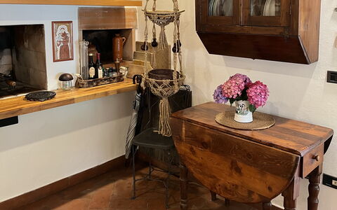 Molin Barletta, Private Pool, Nature - Marliana, T: Furniture, Interior Design, Wood, Flooring, Floor, Lighting, Room, Wood Stain, Kitchen, Shelving