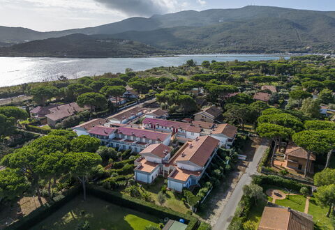 Giannella Beach Residence Apartment - Giannella, G: Water, Sky, Property, Cloud, Plant, Building, Mountain, Nature, Tree, Highland