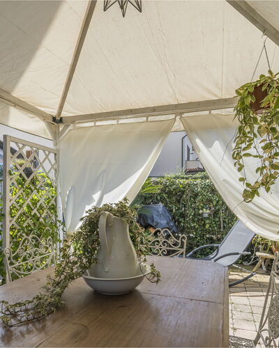 La Bouganville, Forte Dei Marmi, Private Garden, W: Flowerpot, Shade, Outdoor Structure, Chair, Garden, Houseplant, Outdoor Furniture, Patio, Courtyard, Yard