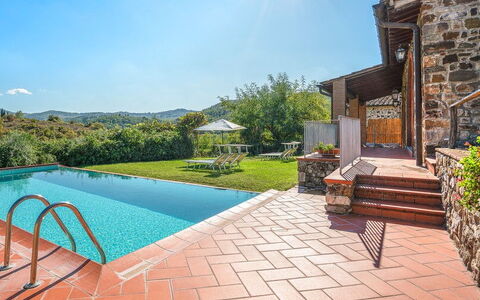 Le Masse - Greve In Chianti, Toscana: Plant, Water, Sky, Building, Outdoor Furniture, Swimming Pool, House, Chair, Shade, Urban Design