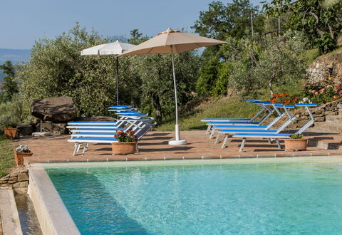 Casale Della Torre: Water, Plant, Property, Furniture, Sky, Swimming Pool, Umbrella, Building, Sunlounger, Azure