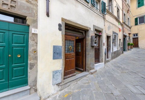 La Piccina: Window, Door, Building, Wood, Neighbourhood, Road Surface, Facade, House, Road
