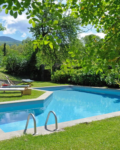 Casa Di Pietro In Vivo D'orcia, Pool: Water, Plant, Property, Swimming Pool, Azure, Tree, Cloud, Outdoor Furniture, Sky, Shade