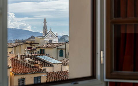 Torretta Penthouse Luxury Apartment In Florence By: Morning, Apartment, Balcony, Daylighting, Spire, Dome