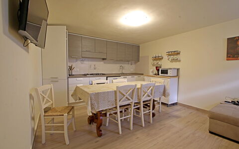 Casa Montebello: Furniture, Table, Wood, Picture Frame, Interior Design, Chair, Flooring, Building, Floor, House