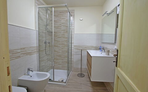 Casa Montebello: Tap, Sink, Plumbing Fixture, Property, Bathroom, Bathroom Sink, Purple, Floor