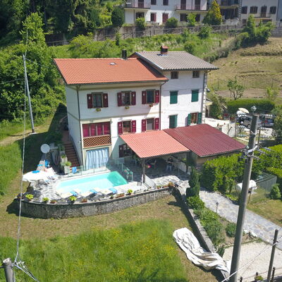 Villa La Rocca: Building, Window, House, Urban Design, Tree, Leisure, Landscape, Real Estate, Rural Area, Cottage