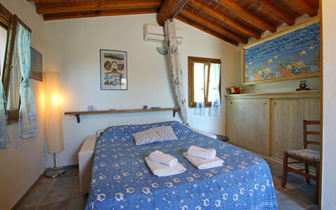 La Casetta: Property, Furniture, Window, Azure, Picture Frame, Wood, Interior Design, Architecture, Bed, Building