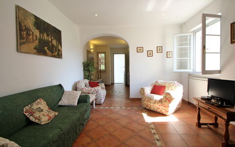 Casa Luigi: Furniture, Picture Frame, Couch, Building, Comfort, Interior Design, Window, Lamp, Living Room, Table