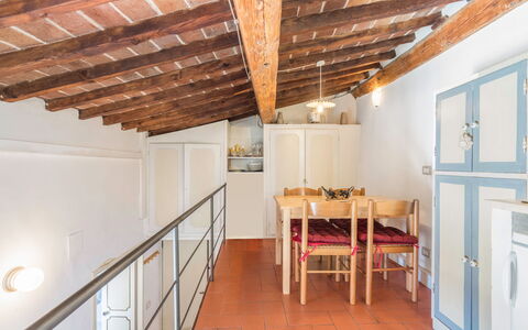 Belle Donne Apartment, Tornabuoni, Florence, Wifi: Property, Window, Wood, Interior Design, Architecture, Table, Door, Cabinetry, Wood Stain, Flooring
