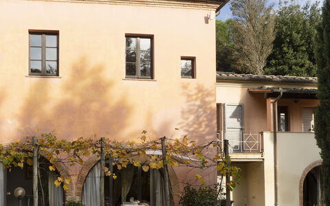 Borgo Dolciano: Building, Plant, Sky, Cloud, Window, Tree, House, Cottage, Facade, Arecales