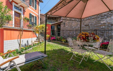 Orazio Liberty House,Lunigiana, Nature: Door, Flowerpot, Chair, Apartment, Houseplant, Balcony, Outdoor Furniture, Outdoor Table, Porch, Courtyard