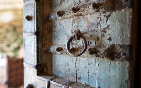La Casa Sul Forte: Wood, Door, Window, Water, Brick, Gas, Brickwork, Metal