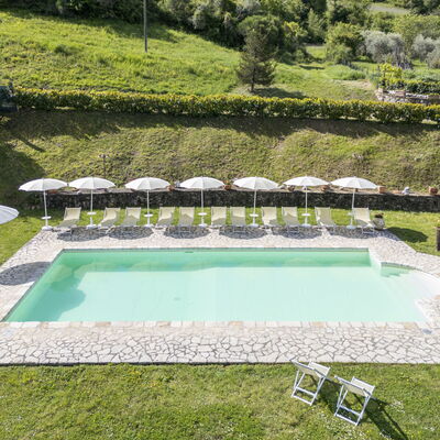 Marcigliana Cottage, Pool, Radicondoli: Outdoor Furniture, Swimming Pool, Lawn, Resort, Garden, Eco Hotel, Outdoor Table, Sunlounger, Hotel, Landscaping