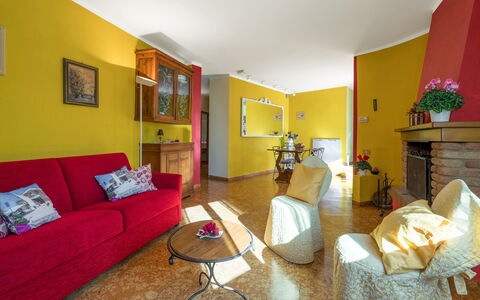 Bellavista Tuscany Apartment Panoramic Terrace: Plant, Property, Picture Frame, Furniture, Decoration, Azure, Houseplant, Lighting, Comfort, Interior Design