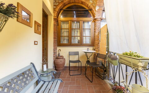 Lounge Flat Camaiore, Wifi, Versilia Coast: Furniture, Picture Frame, Property, Chair, Building, Table, Wood, Interior Design, Plant, Architecture