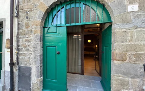 Maccari Suite: Property, Building, Door, Window, Wood, House, Home Door, Facade, Brickwork