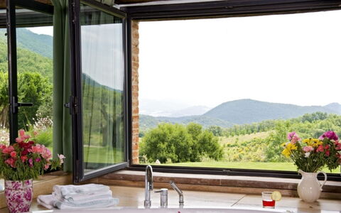 Villa Sibilla: Flowerpot, Eco Hotel, Glass, Houseplant, Chair, Shade, Patio, Balcony