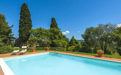 Podere Contignano: Garden, Swimming Pool, Hacienda, Estate, Landscaping, Eco Hotel, Villa, Farmhouse, Evergreen