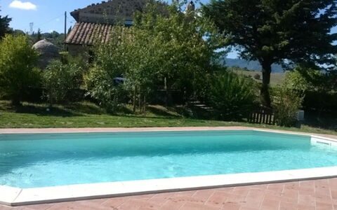 Podere del Mezzadro: Swimming Pool, Hacienda, Estate, Farmhouse, Yard, Villa, Landscaping, Backyard, Courtyard, Water Feature