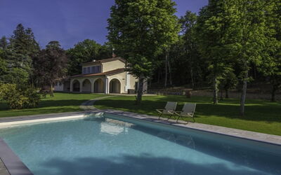 Villa Sara: Swimming Pool, Estate, Shade, Garden, Hacienda, Landscaping, Lawn, Farmhouse, Yard, Backyard