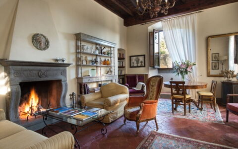 Villa Bel Monte: Wall, Furniture, Home, Flooring, Interior Design, Lighting, House, Living Room, Room, Chair