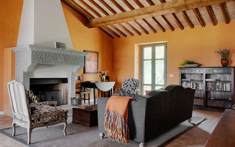 Villa Collinette: Furniture, Interior Design, Wall, Flooring, Wood, Floor, Living Room, Home, Chair, Lighting